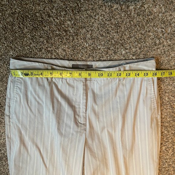 Liz Claiborne Gray Striped Boot Cut Pants - Picture 5 of 14